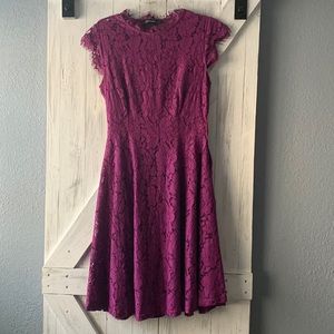 Lace dress, plum/purple size small